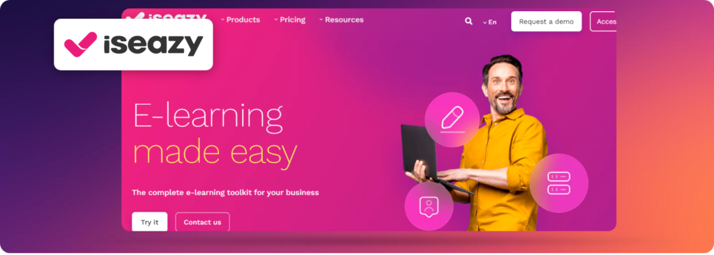 iseazy best elearning authoring tool