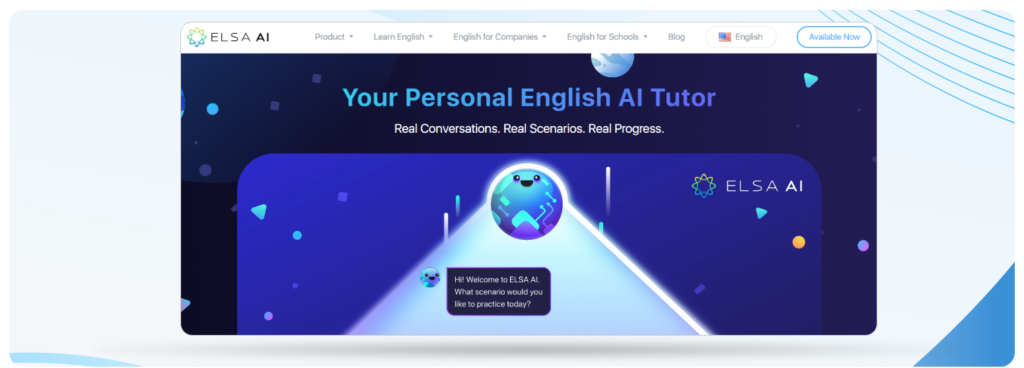 Elsa Speak AI tutor